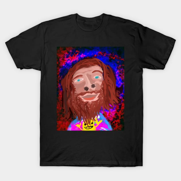 Hippie Ron T-Shirt by Joelartdesigns